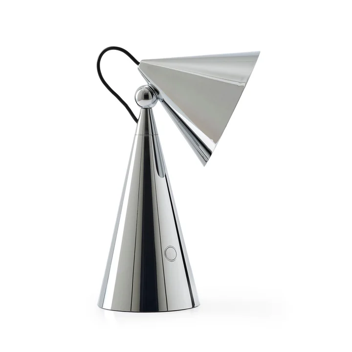 Tom Dixon - Pose LED tafellamp met oplaadbare batterij, zilver