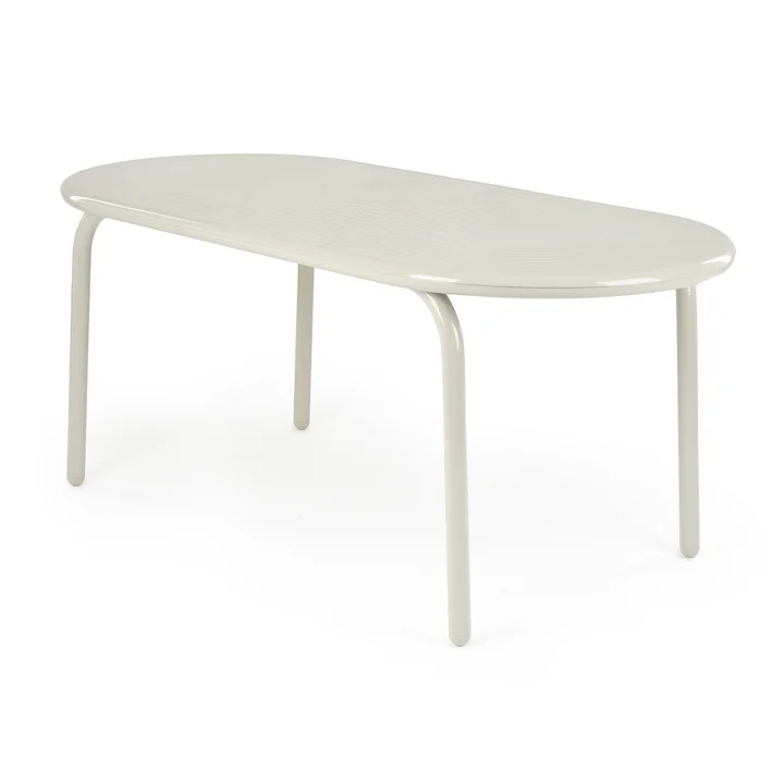 Tom Dixon - Groove Tuintafel, 186 x 86 cm, putty