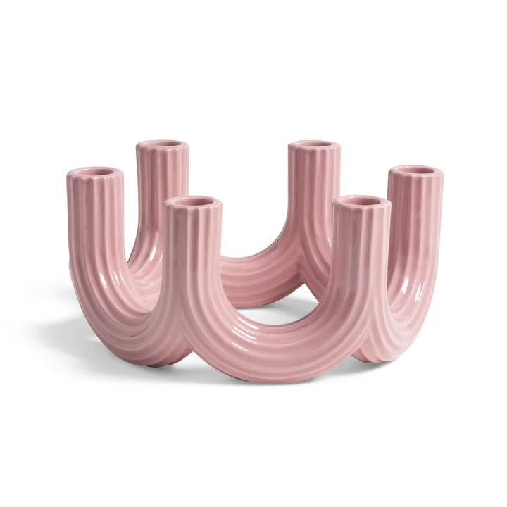 & klevering Churros - Kaarshouder 11 x Ø 23,5 cm, roze