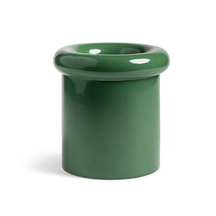 & klevering - Tulbandvaas 21,5 x Ø 20 cm, groen