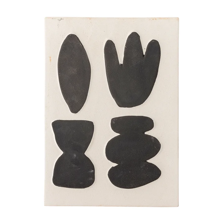 Bloomingville - Lutton wanddecoratie, 20 x 28,5 cm, wit/grijs