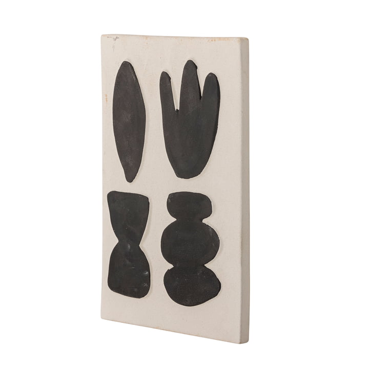 Bloomingville - Lutton wanddecoratie, 20 x 28,5 cm, wit/grijs