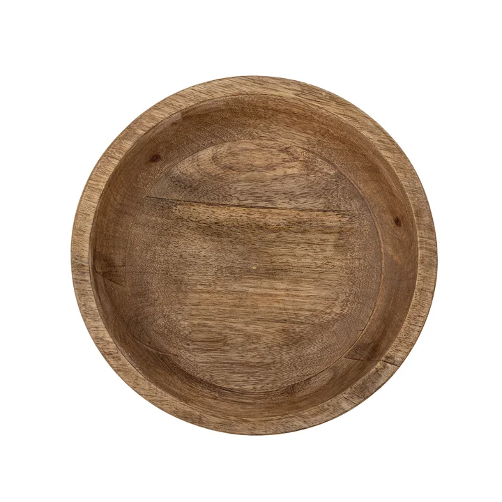 Bloomingville - Nanuka schaal op voet, Ø 20,5 x 14,5 cm, Mano naturel