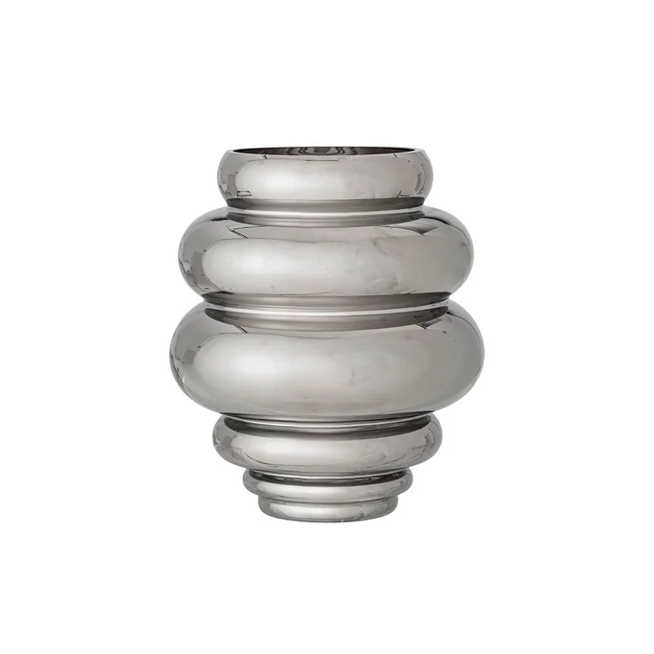 Bloomingville - Zorya vaas, h 24 cm, zilver