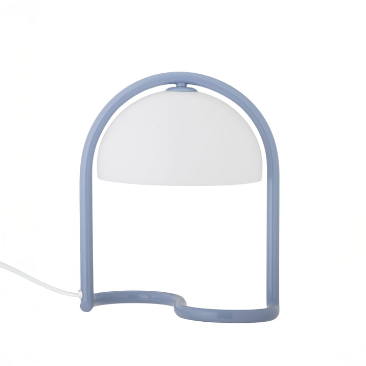 Bloomingville - Favour tafellamp, Ø 24,5 x 29,5 cm, blauw