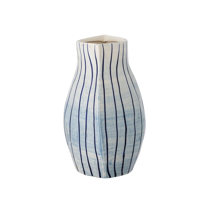 Bloomingville - Esra vaas, H 22 cm, blauw