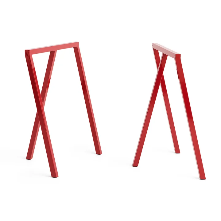 Hooi - Loop Stand Frame Tafelschragen, H 74 cm, kastanjebruin rood (2 stuks)