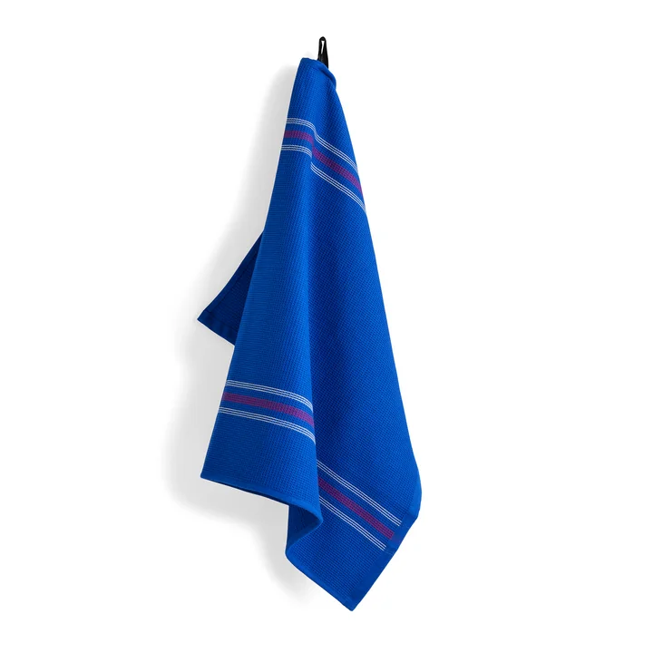 Canteen HAY - Theedoek, blauw / fuchsia