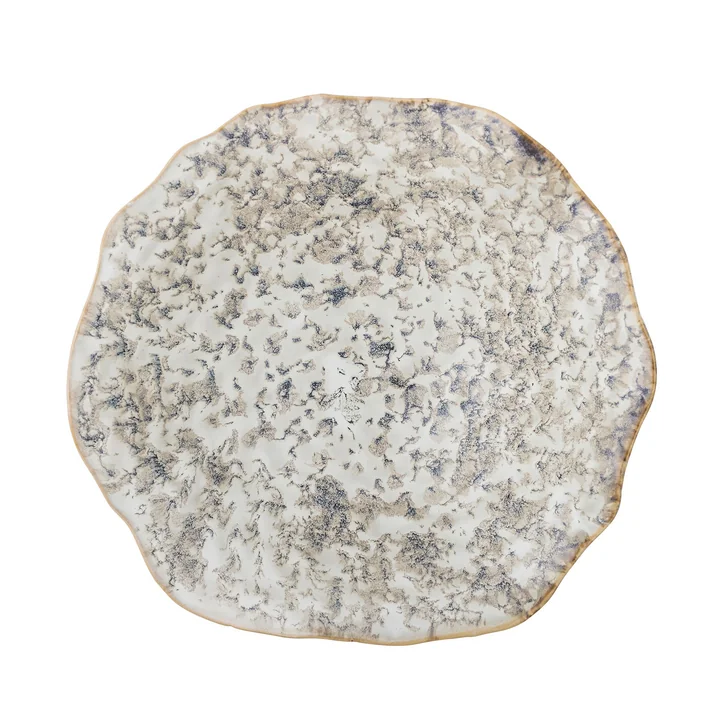 Bloomingville - Lennon kom, Ø 27 x 9,5 cm, grijs