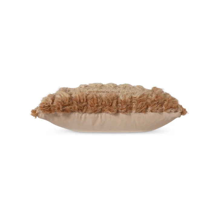 HKliving Natural - Kussen, 40 x 25 cm, harig