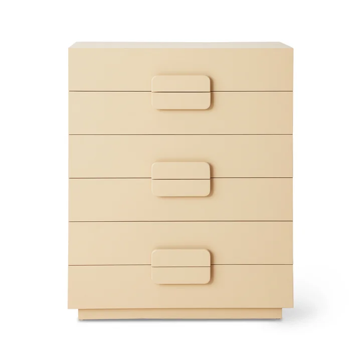 HKliving Spacious - Ladekast, B 80 x H 98 cm, crème
