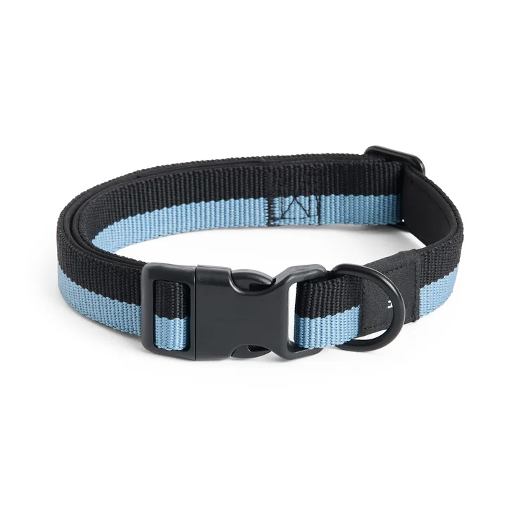 HAY - Dogs Halsband voor honden, M/L, blauw/zwart