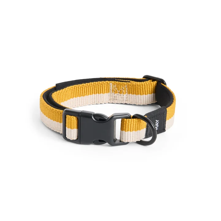 HAY - Dogs Halsband voor honden, S/M, gebroken wit/oker