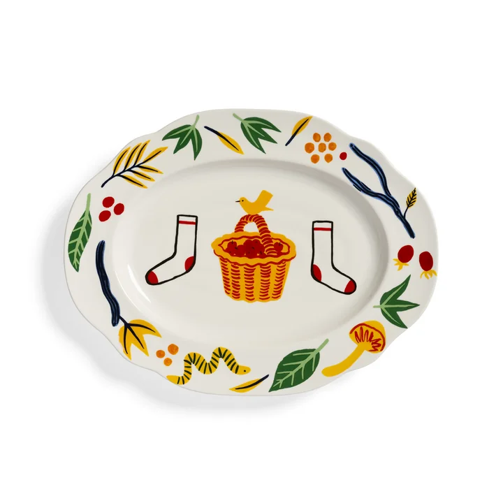 & klevering - Haines dienblad, 26,5 x 35 cm, veelkleurig