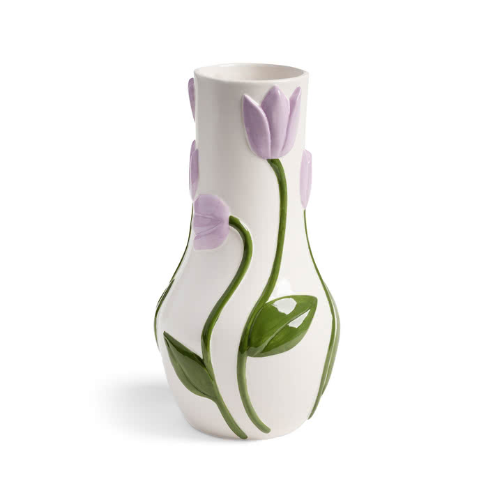 & klevering - Tulpenvaas, groot, veelkleurig
