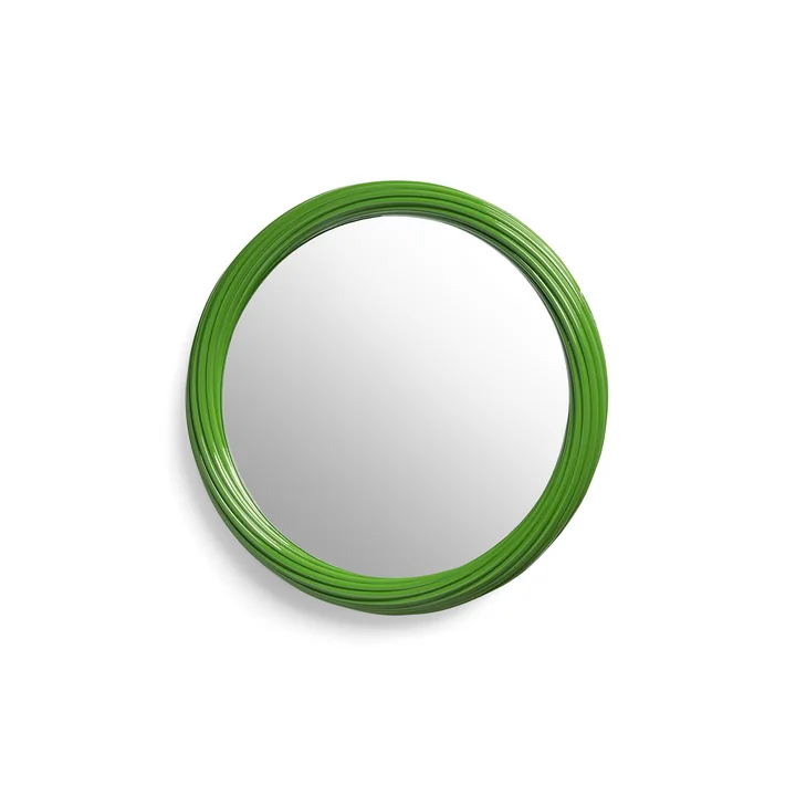 & klevering Churros - Spiegel, Ø 33,5 cm, groen