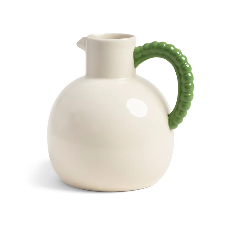 & klevering - Perle karaf, 2,5 l, groen / crème
