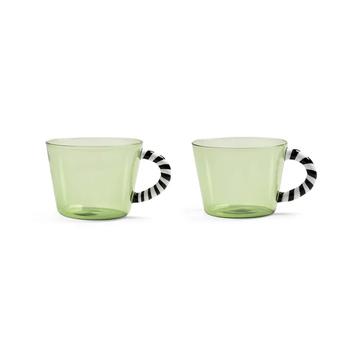 & klevering - Duet beker, 0,3 l, groen (set van 2)