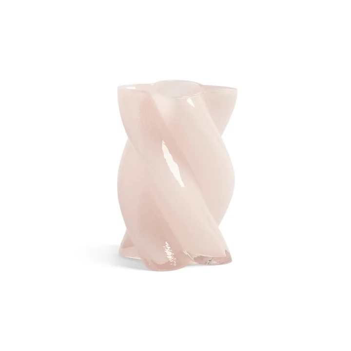 & klevering - Marshmallow Opaque Vaas 19,5 x Ø 13,5 cm, roze