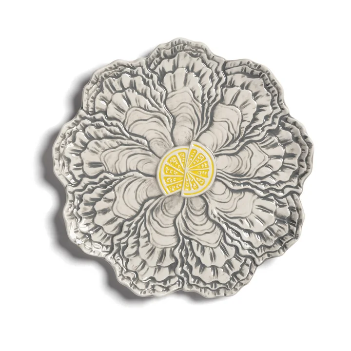 & klevering - Oesterserveerschaal Ø 23 cm, veelkleurig