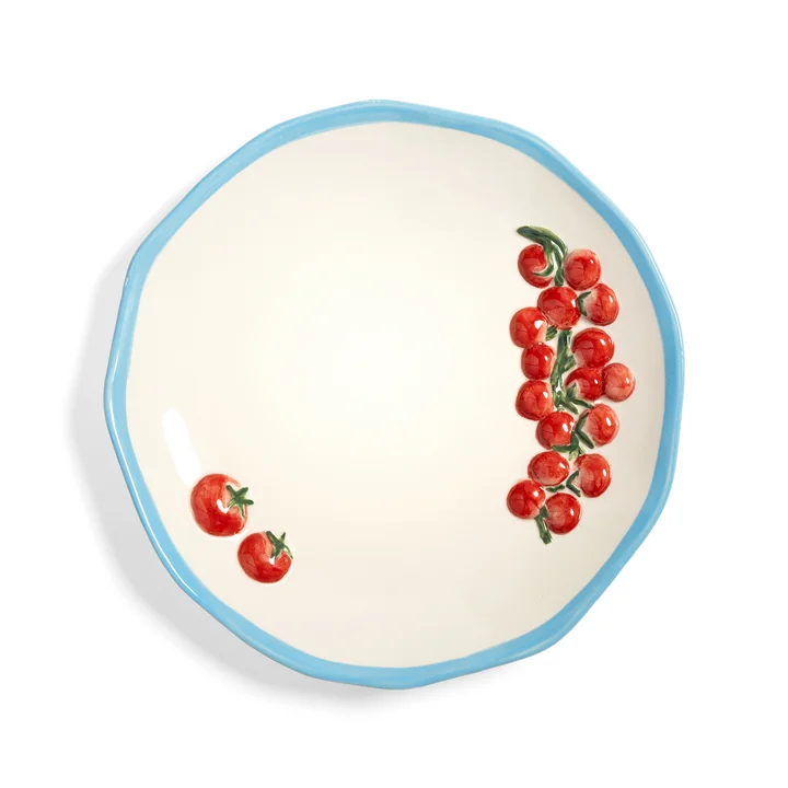 & klevering Pomodoro - Bord Ø 31 cm, blauw