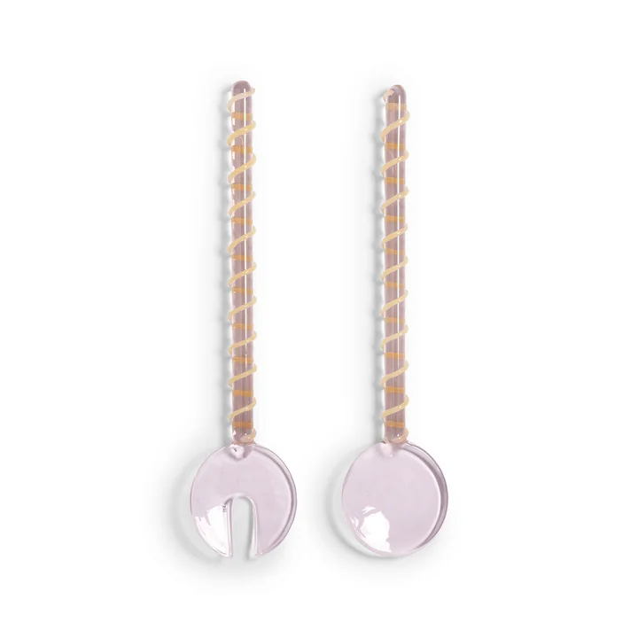 & klevering - Slingersalade servers, roze