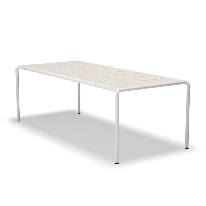 HOUE - Avanti eettafel voor buiten, 222 x 98 cm, gedempt wit