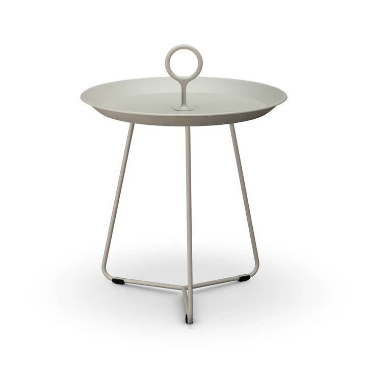 HOUE - Eyelet Bijzettafel, Ø 45 cm, beige