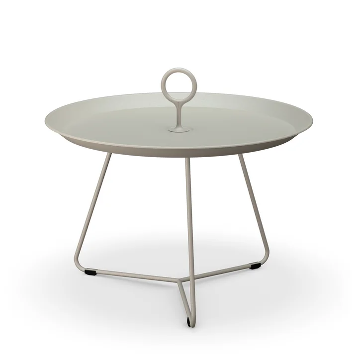 HOUE - Eyelet Bijzettafel, Ø 57,5 cm, beige
