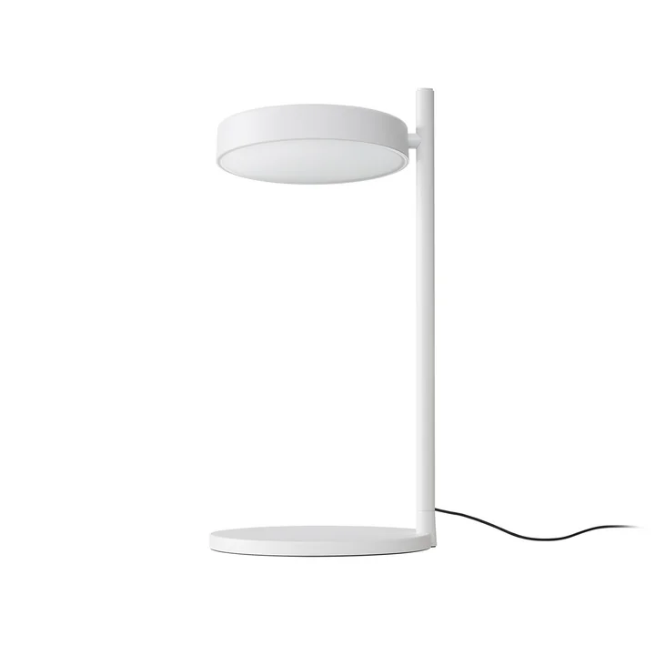 Wästberg - w242 Pastille aluminium LED tafellamp b2, verkeerswit RAL 9016