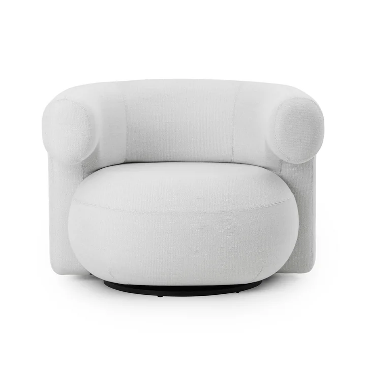 Normann Copenhagen - Burra buiten lounge stoel met draaifunctie, wolf (Wander J617)