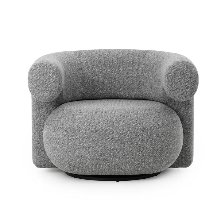 Normann Copenhagen - Burra buiten lounge stoel met draaifunctie, fluister (Savane J349)