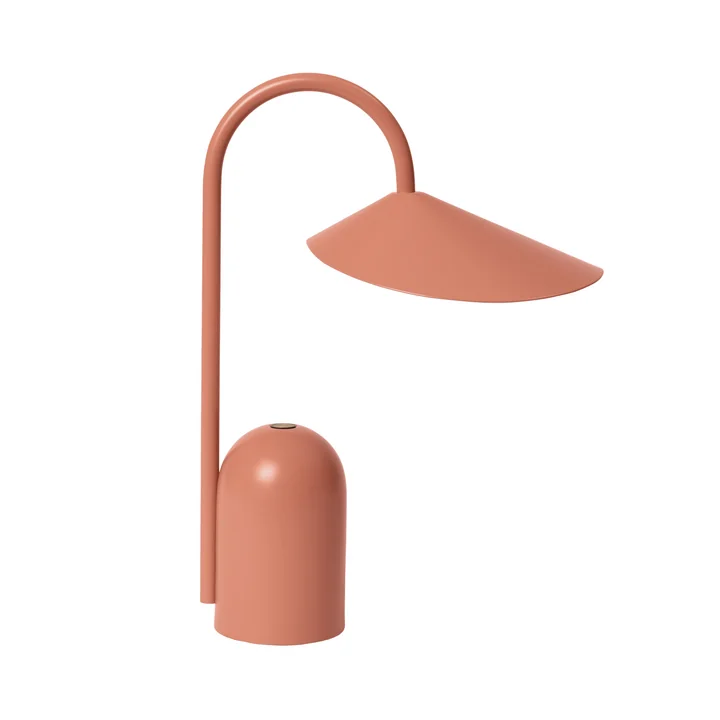 Ferm Living - Arum Oplaadbare LED tafellamp, sienna