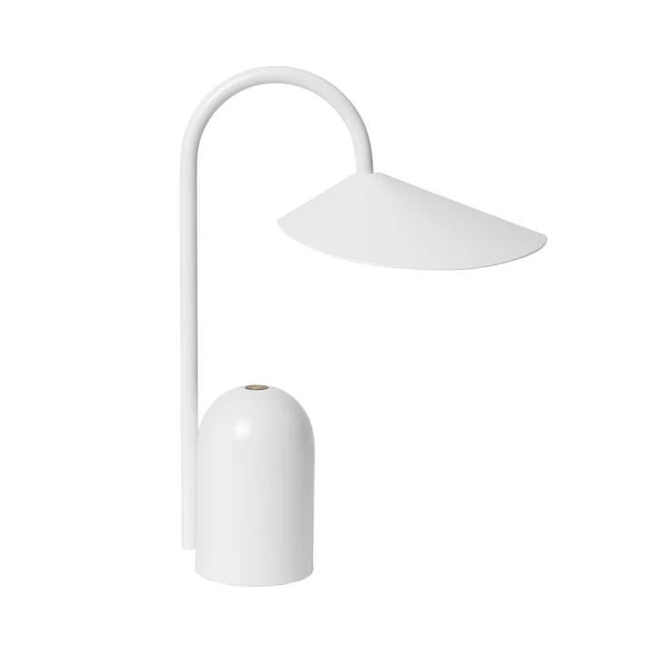 Ferm Living - Arum Oplaadbare LED tafellamp, wit