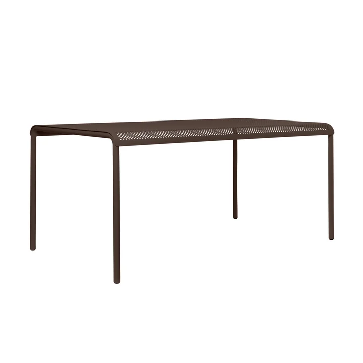 Ferm Living - Dapple Garden eettafel, 160 x 90 cm, pure chocolade