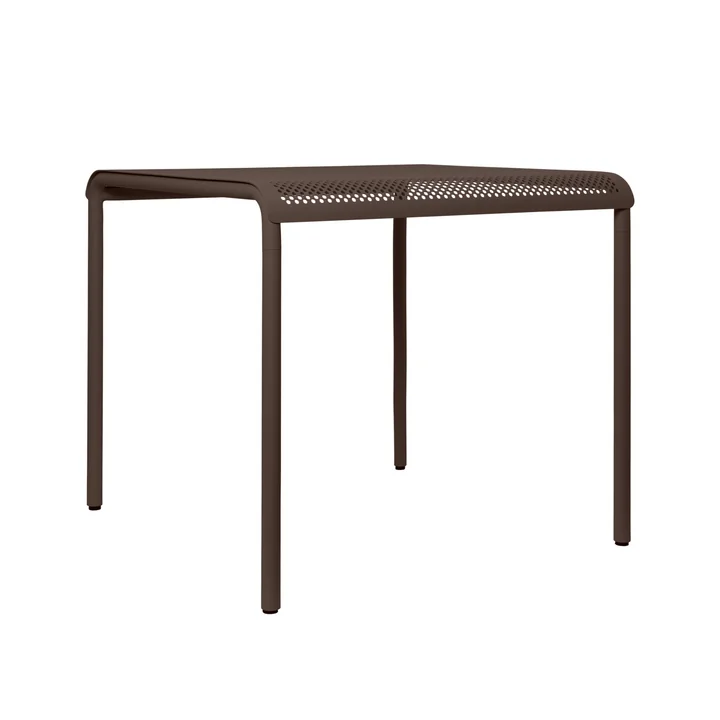 Ferm Living - Dapple Garden eettafel, 80 x 80 cm, pure chocolade