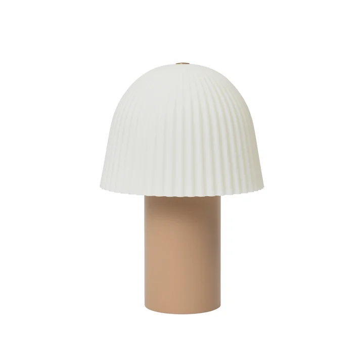 Ferm Living - Frill LED tafellamp met oplaadbare batterij, wit / roze