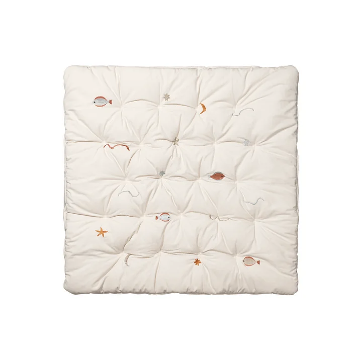 Ferm Living - Habour speelmat, 100 x 100 cm, naturel