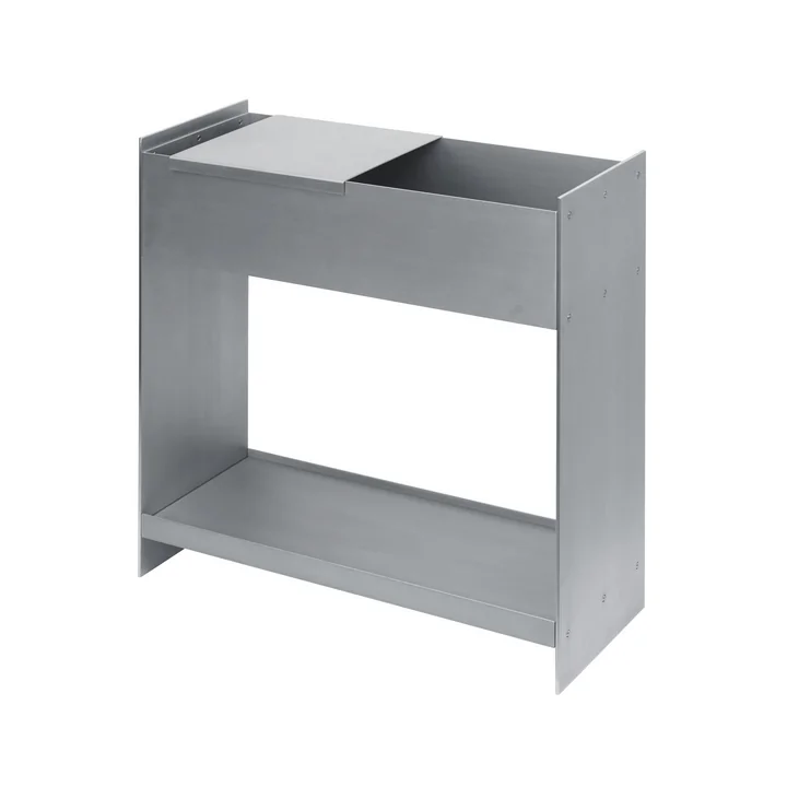 Ferm Living - Plantenbak met tray, aluminium