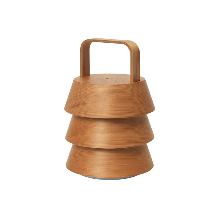 Ferm Living - Luver LED tafellamp met oplaadbare batterij, naturel