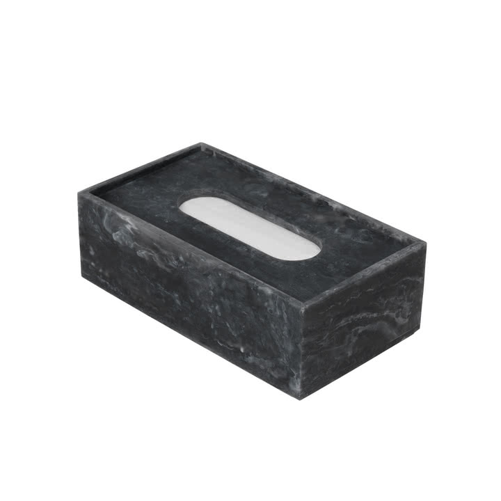 Ferm Living - Mist cosmetische tissuebox, houtskool