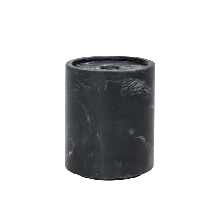 Ferm Living - Mist Wattenstaafjespotje, Ø 8 x H 9,4 cm, houtskool