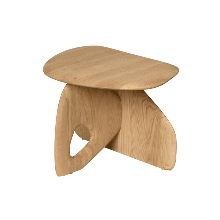 Ferm Living - Oar Salontafel 50, eiken naturel, 58,5 x 40,2 cm