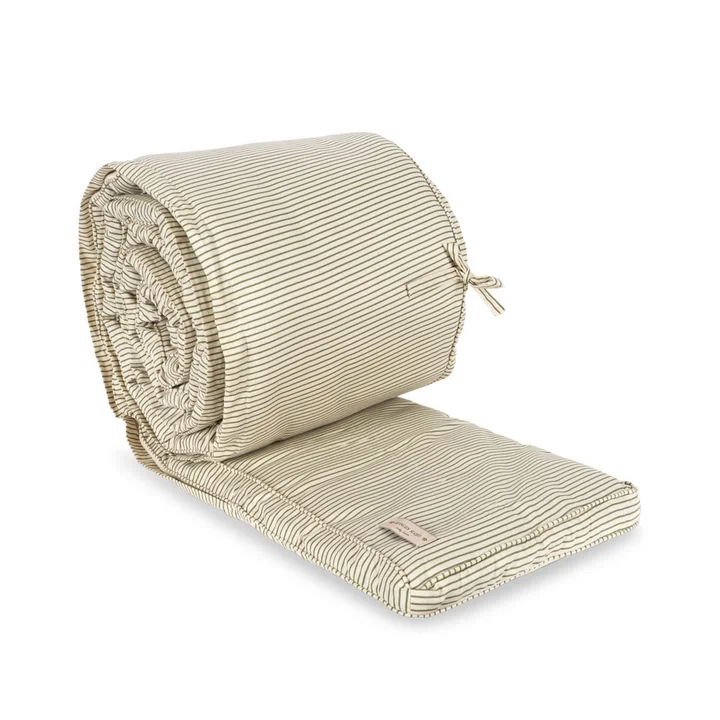 Konges Sløjd - Baby ledikantbumper, theestreep