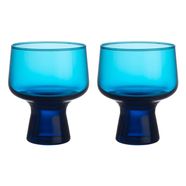 Iittala - Solare beker, 0,29 l, elektrisch blauw (set van 2)