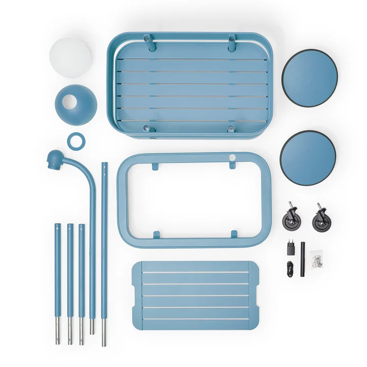 Fatboy - Jolly Serveerwagen, golf blauw