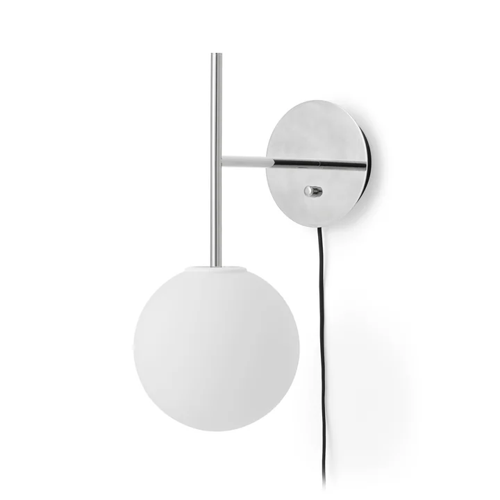 Audo - TR Bulb wandlamp, gepolijst staal