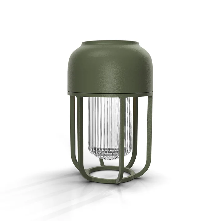 HOUE - Light No1 LED oplaadbare solarlamp, lauriergroen