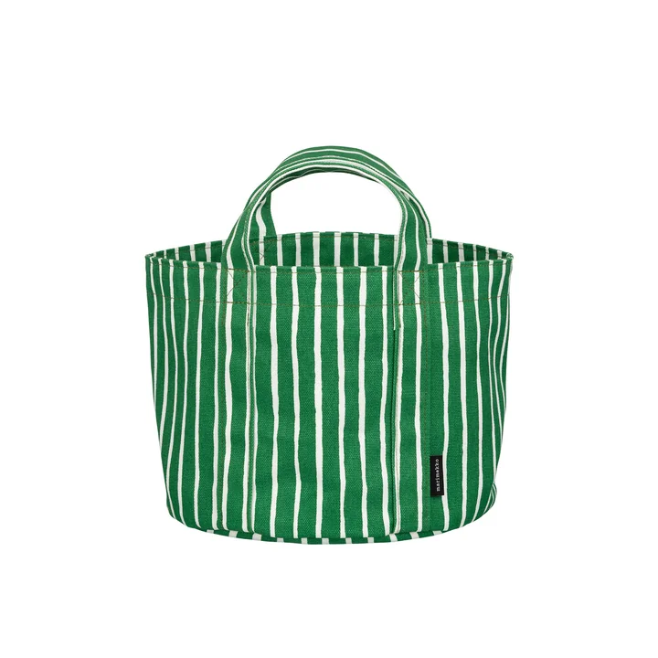 Marimekko - Piccolo Wasmand 25 x 20 cm, groen / wit