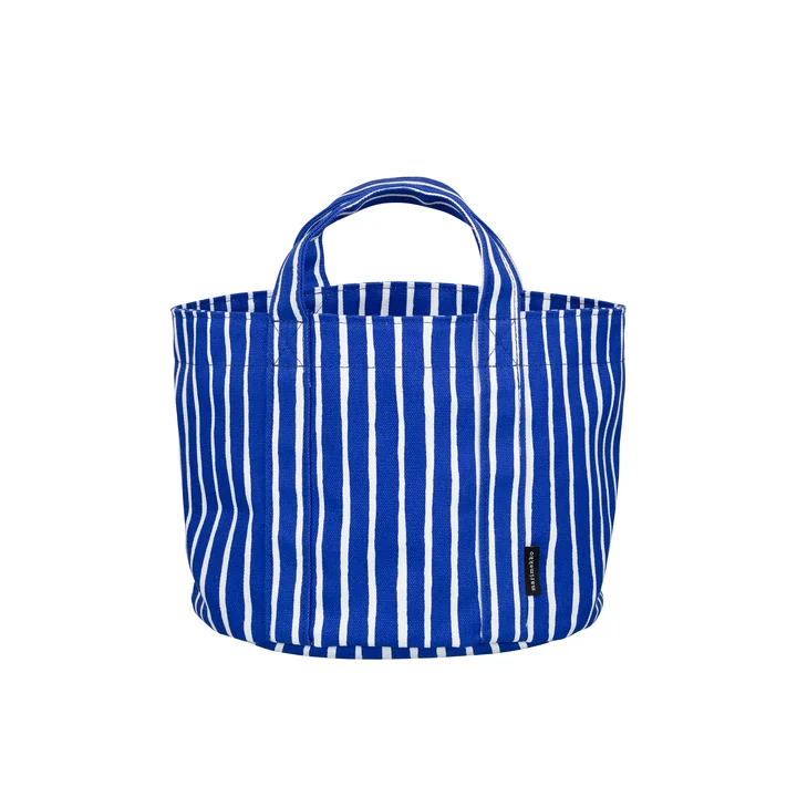 Marimekko - Piccolo Wasmand 25 x 20 cm, blauw / wit
